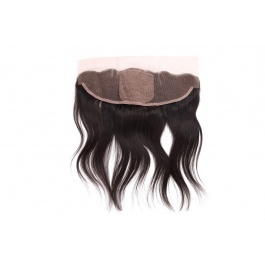 Elesis Straight Swiss Lace/HD frontal Silk base  Frontal Free Part 13x4 Pre Plucked Ear to Ear frontal with Baby Hair
