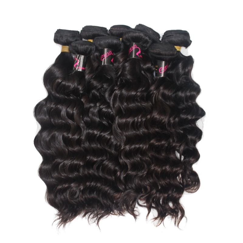 DHL Shipping Wholesale virgin hair Natural Wave 10pcs/lot  