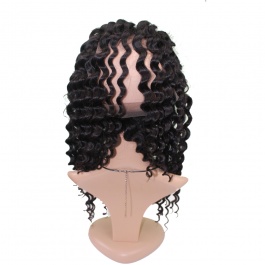 360 frontal deep wave full lace closure with Adjustment Band