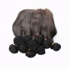 DHL Shipping Wholesale raw virgin hair Straight 10pcs/lot-RST10