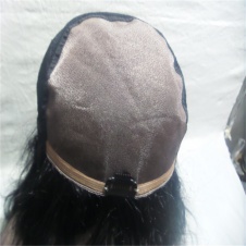 Silky Straight Customized Natural Scalp Mono wigs Glueless Brazilian Remy Virgin Human Hair Wig For Black Women