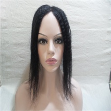 14.5cmx14cm Straight #1 PU WIGS comfortable natural scalp Full Lace Wigs Virgin Brazilian hair