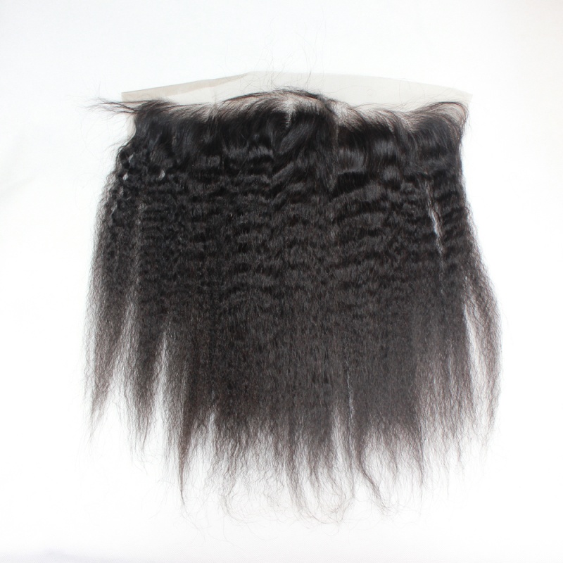 13x4 Kinky Straight Swiss Lace/Transparent LACE/HD lace frontal free part 