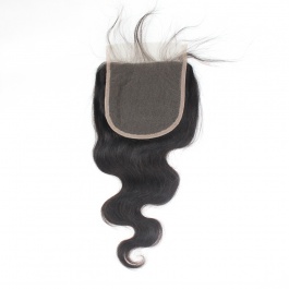 Elesis Virgin Hair Top Grade Body Wave Swiss Lace/Transparent Lace/HD Lace 5x5 Free Part Unprocessed Human hair Closure 