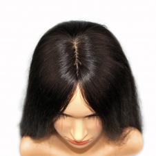The Simulation of human's Scalp skin base tone silk top full lace natural color wig free style