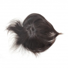 Men's toupee swiss lace base+ PU edge hair length 6inch