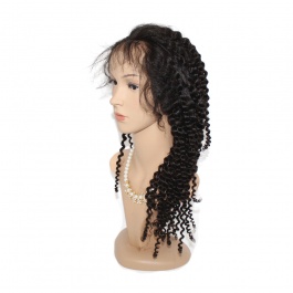 Full lace wig Jerry curly human hair wigs