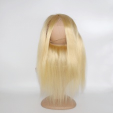 360Frontal blonde #613 Straight ear to ear frontal 