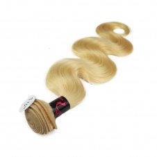 high quality 613 blonde body wave humanhair extensions single bundle-RBW6131