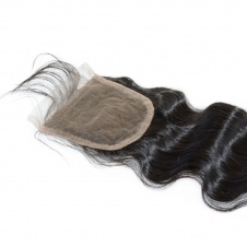 ElesisHair Peruvian Body wve Raw Virgin Hair 4 Bundles with 4x4 Lace closure Swiss Lace
