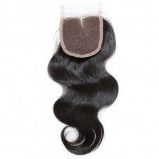 Brazilian Raw Virgin Hair Body Wave 4bundles with Swiss Lace 4x4 closure 