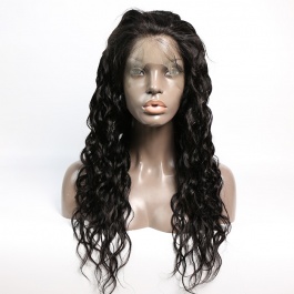 Full Lace Human Hair Wigs For Black Women Brazilian Remy Hair Natural Wave Wet and Wavy Wigs 180% Density