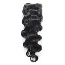 4x4 Lace Body Wave Remy Hair Swiss Lace Closure Free part/Middle Part