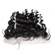 13x4 Remy Hair Loose Wave Lace Frontal Closure Free part