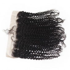 13x4 Remy Hair Kinky Curly Lace Frontal Closure Free part