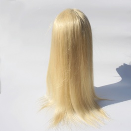 New Wig 6inch frontal long parting Guleless 13x6 Lace Frontal wig Blonde straight Virgin human hair wig 150% Density