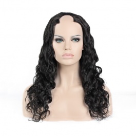 Elesis Virgin Hair Top raw grade hair customize U part machine made wig-TU001
