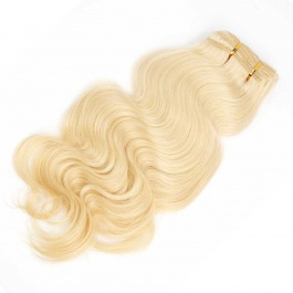 Elesis Virgin Hair Clip in hair extensions 613 Blonde top grade human hair 10pieces set clip in 160 grams