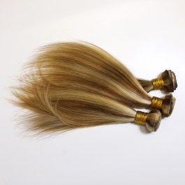 Elesis Virgin Remy Hair  Highlight  P8/613 Color Straight  Brazilian Human Hair 3 Bundles-ST8613