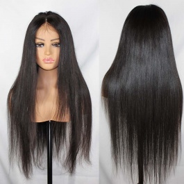 Elesis virgin hair Top raw grade hair customize wig 4x4 lace closure wig-TP404