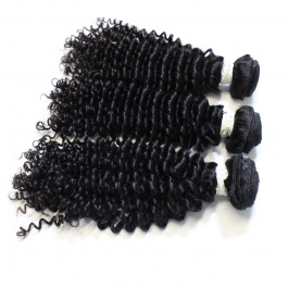 Elesishair top grade raw hair 3bundles Jerry curly with 5x5Lace closure brazilian human hair 