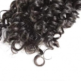 Natural black Italian Curly virgin remy hair tape in extensions 50grams-Tape04
