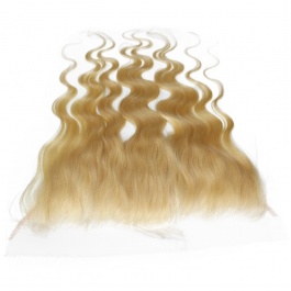 Elesis Virgin hair  Frontal Blonde hair #613 13x6 Body wave closure Virgin Remy Humanhair