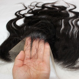 Swiss Transparent Lace/HD Lace 13 x 4 PrePlucked Frontal Brazilian Virgin Hair Body Wave Raw Hair-FB134