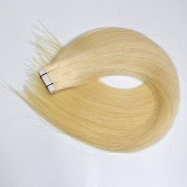 virgin hair grade quality tape in hair extensions light brown color #613-DDT613