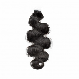 Elesis Double drawn virgin remy hair tape in Body Wave extensions 100grams-DTape2