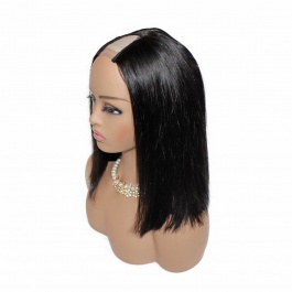 Elesis  Bob Wig U part/ V part   Customize Wig Brazilian Virgin Remy hair No lace cap size Average-Bob2