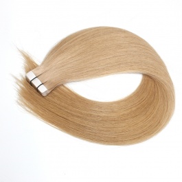 virgin hair grade quality tape in hair extensions light brown color #27