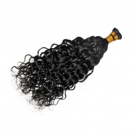 Elesis Virgin Hair Water Wave  I-tips hair extensions Virgin Remy Hair 100grams-Tip05