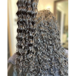 Virgin Remy Hair Brazilian Human Hair Micro Loop Hair 100 grams 1B Microlink Italian Curly-Micro4