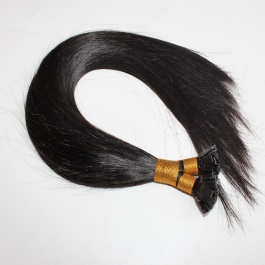 Elesis Virgin Hair Silky Straight Keratin Flat  tips hair extensions k-tips Virgin Remy Hair 100grams-ktip1