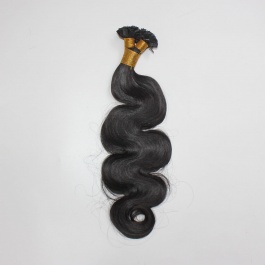 Elesis Virgin Hair Luxury Body Wave Flat tips hair extensions k-tips Virgin Remy Hair 100grams-ktip2