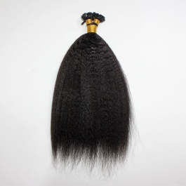 Elesis Virgin Hair Kinky Straight  Flat tips hair extensions k-tips Virgin Remy Hair 100grams-ktip4