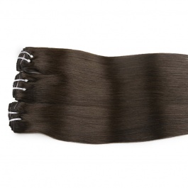 Elesis Virgin hair raw hair color #2 clip in Straight extensions 120grams full 8pcs/set
