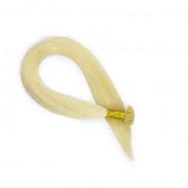 Elesis Virgin Hair Straight Flat tips Raw hair extensions k-tips blonde hair color #613 100grams