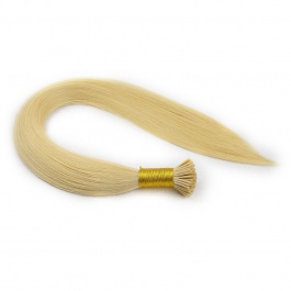 Elesis Virgin Hair double drawn raw hair I-tip straight hair color #22 hairextensions 100grams
