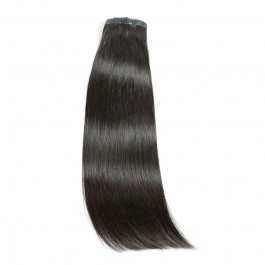 Elesis Virgin hair 7pcs/set 120grams PU clip in Hairextensions Virgin Remy Straight Human Hair