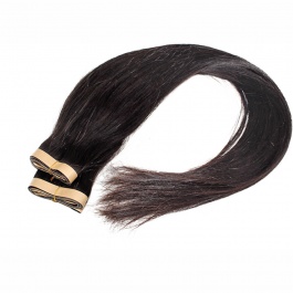 Elesis Virgin Hair Long Tape Hair Weft Straight Virgin remy tape in extensions
