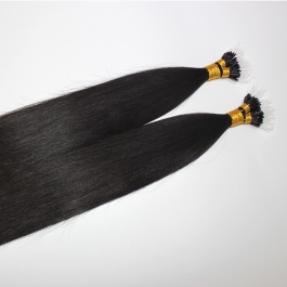 Elesis Virgin Hair Straight Elastic Nano Ftips hair extensions Virgin Remy Hair 100grams