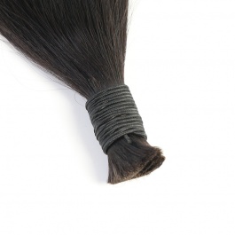 Elesis Virgin hair bulk hair for fusions no bead extensions for braids straight Virgin Remy hair