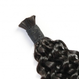 Elesis Virgin hair bulk hair for fusions no bead extensions for braids Italian Curly Virgin Remy hair 