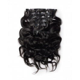 Elesis virgin hair 160grams full set Seamless PU clip in hairextensions Raw hair -Clip9
