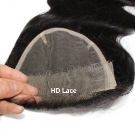 Top grade raw hair 6x6 free part Lace Body wave closure