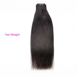 Elesis virgin hair 120grams  Seamless  PU clip in  Raw hair 8pcs set hairextensions-Clip7