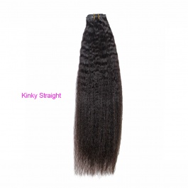 Elesis virgin hair 120grams  Seamless  PU clip in  Raw hair 8pcs set hairextensions-Clip7