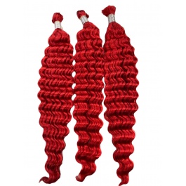 Elesis Virgin hair Colored bulk hair for braids Curly Virgin Remy hair Extensions